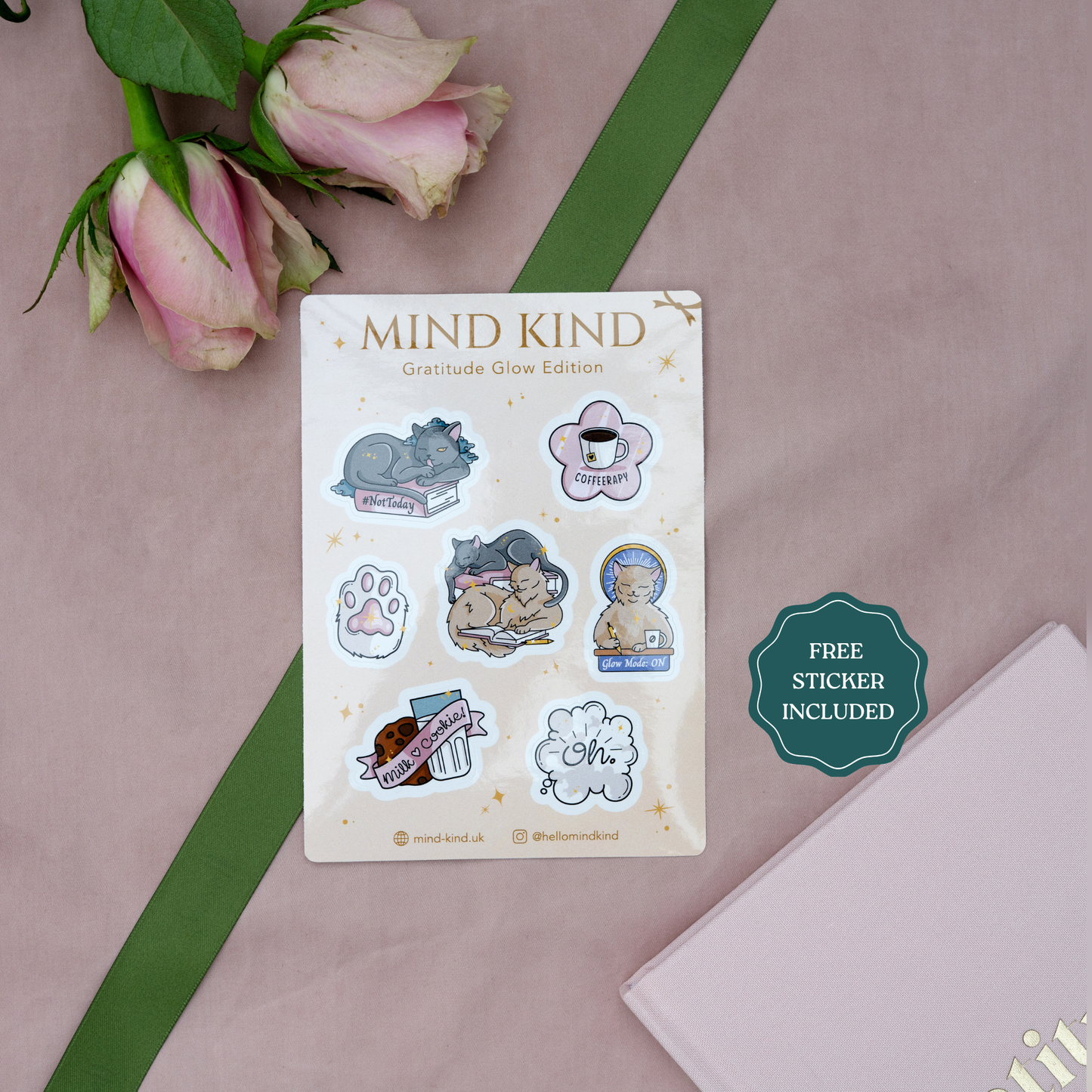 Glow Mode: On — Cookie Cat Enamel Pin
